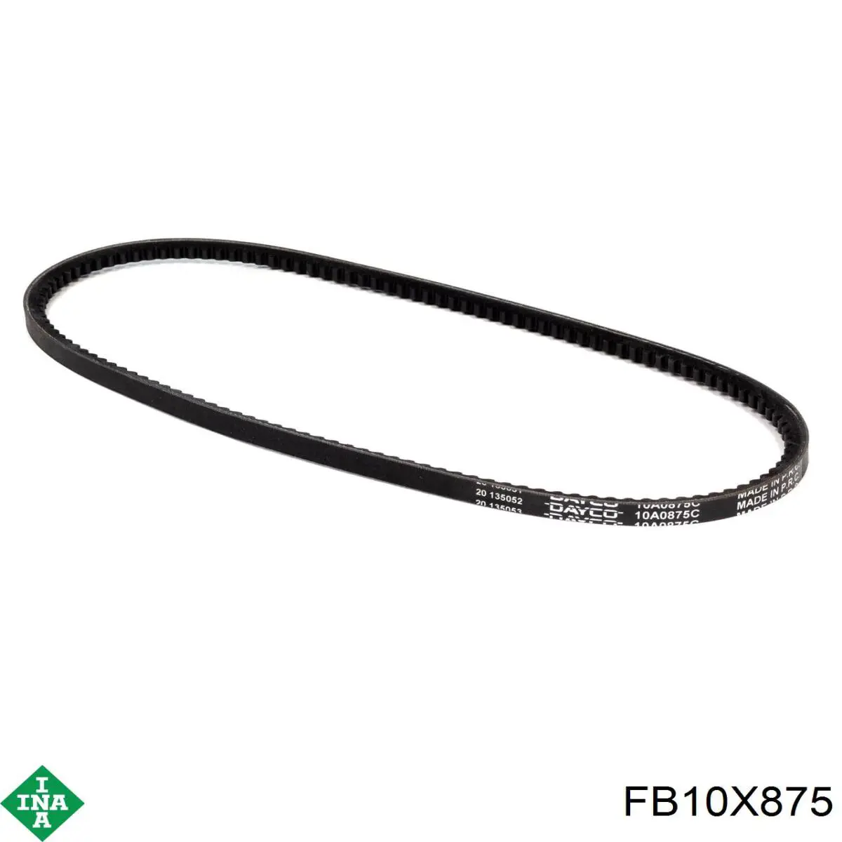 Correa de alternador FB10X875 INA