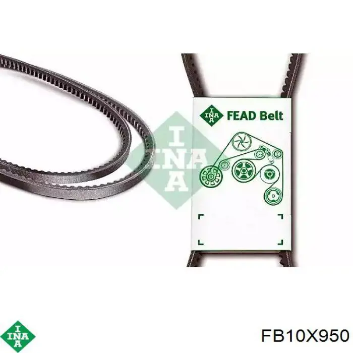 Comprar FB10X950 INA Correa trapezoidal