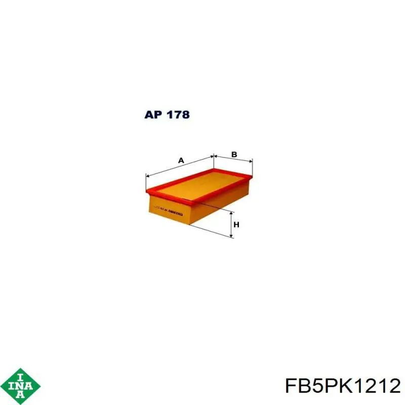 Correa accesorios INA FB5PK1210
