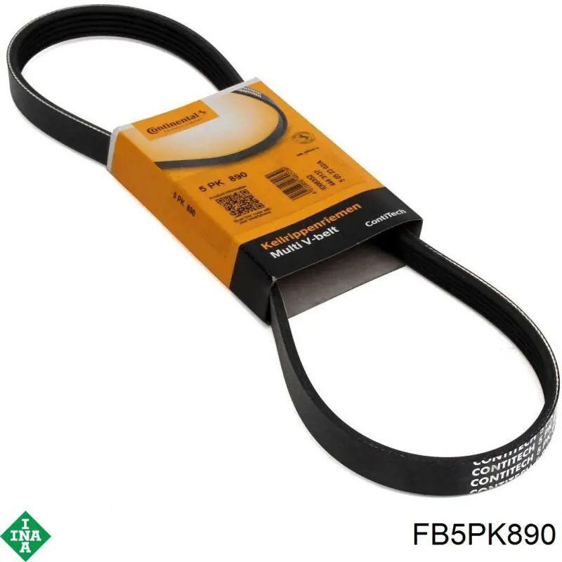 Correa de alternador FB5PK890 INA