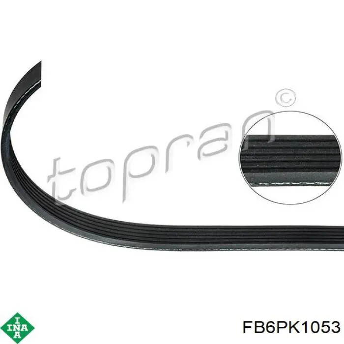 Correa de transmisión trapezoidal INA FB6PK1053 precio, desde 18,62 EUR