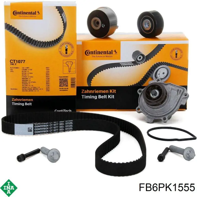 Correa de alternador FB6PK1555 INA