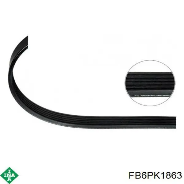 Comprar FB6PK1863 INA Correa trapezoidal