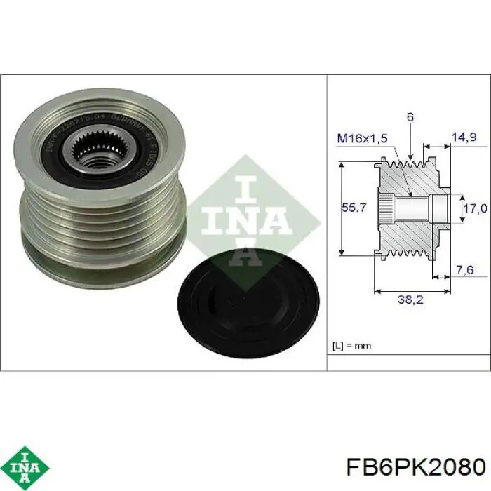 Correa trapezoidal Jeep Cherokee 2 XJ