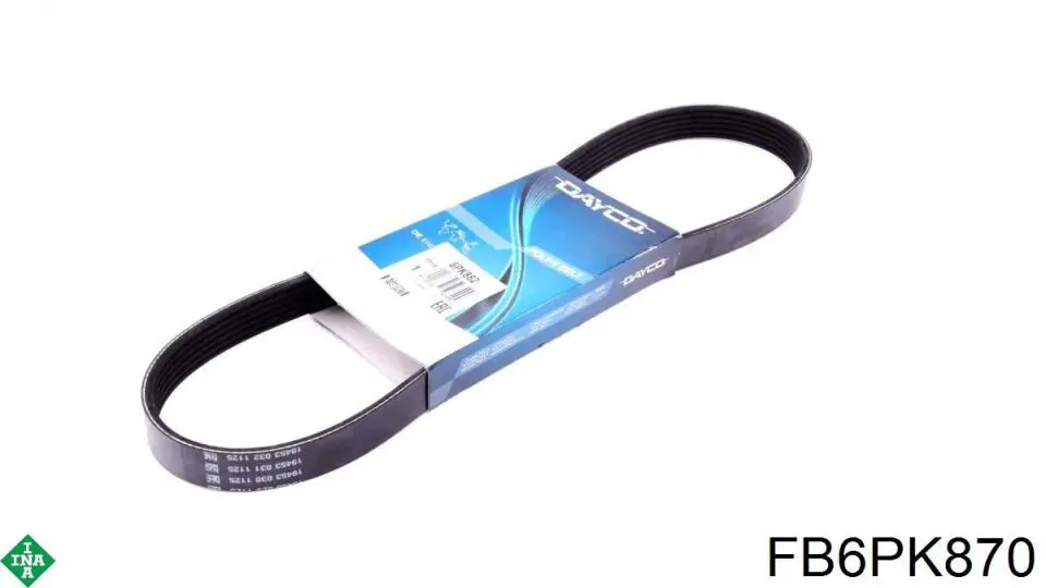 Correa de alternador FB6PK870 INA