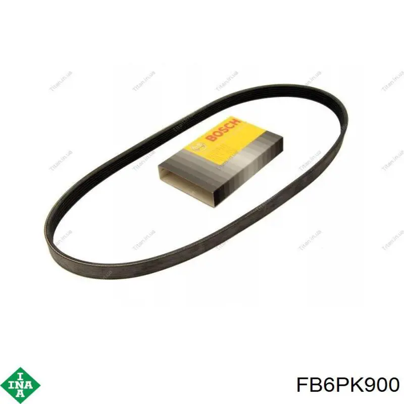 Correa de alternador FB6PK900 INA