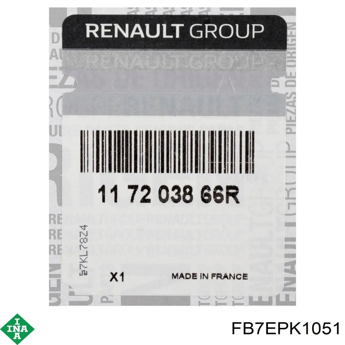 Comprar FB7EPK1051 INA Correa trapezoidal