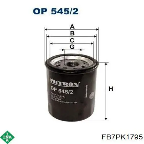FB7PK1795 INA Correa poly v