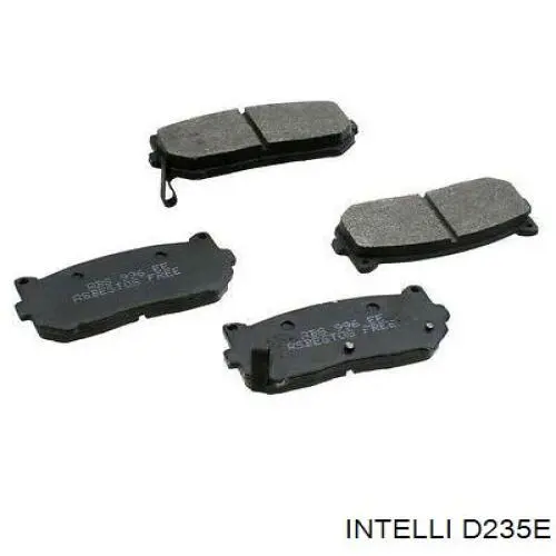 Pastillas traseras de freno Intelli D235E precio, desde 16,24 EUR