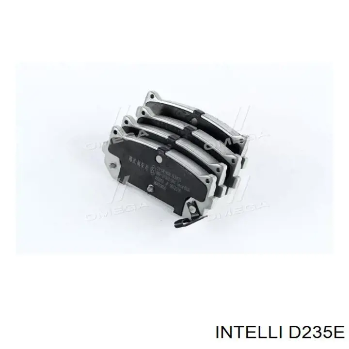Pastillas de freno traseras D235E Intelli