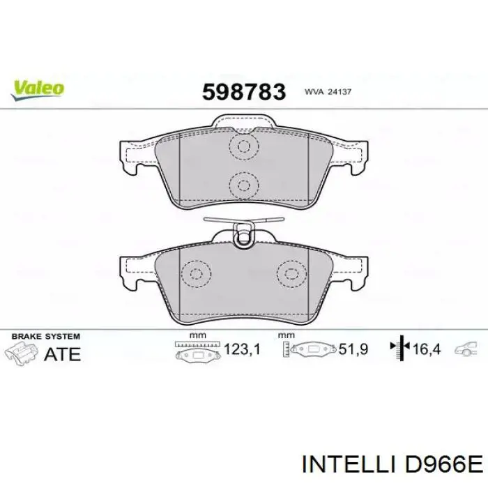 Pastillas de freno traseras Renault Espace 4 JK0
