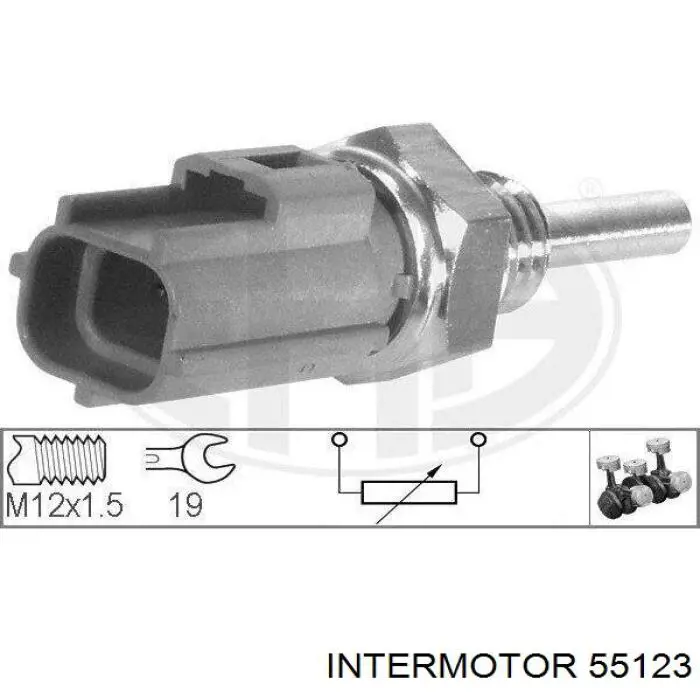 Sensor de temperatura del refrigerante Jaguar X-type CF1