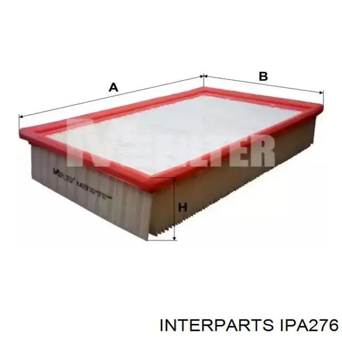 IPA276 Interparts filtro de aire