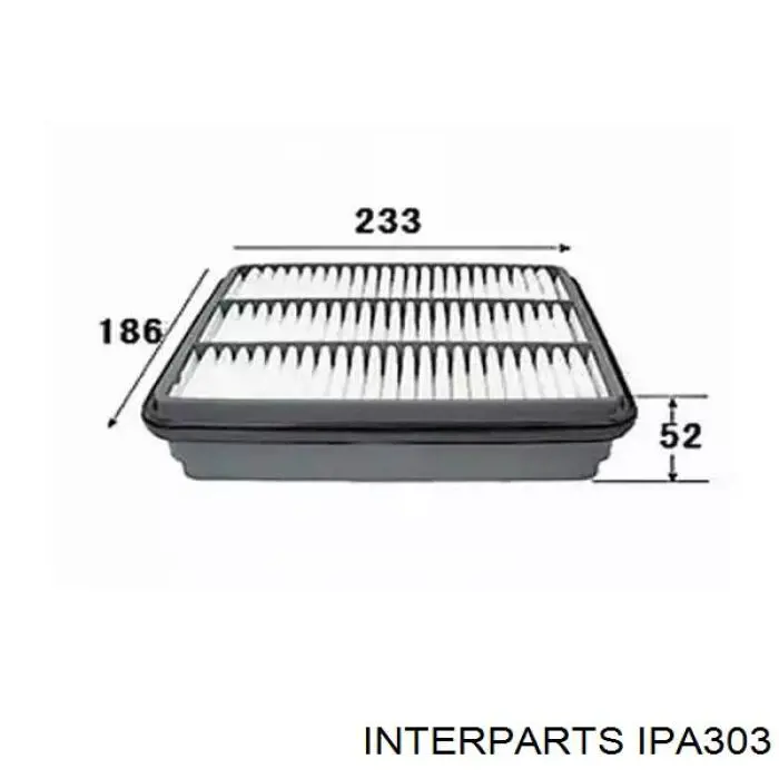IPA303 Interparts filtro de aire