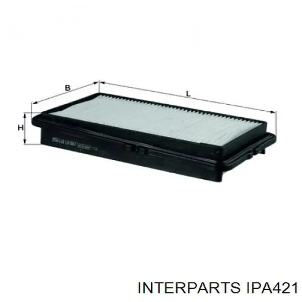 IPA-421 Interparts filtro de aire