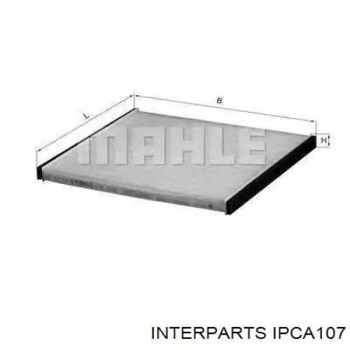 IPCA107 Interparts Filtro antipolen