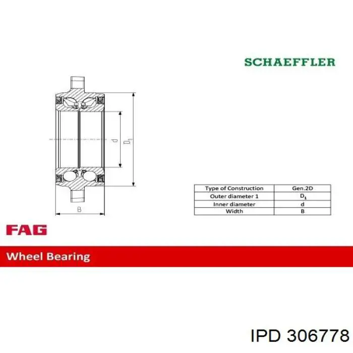 Cojinete de rueda trasero BMW 5 E61