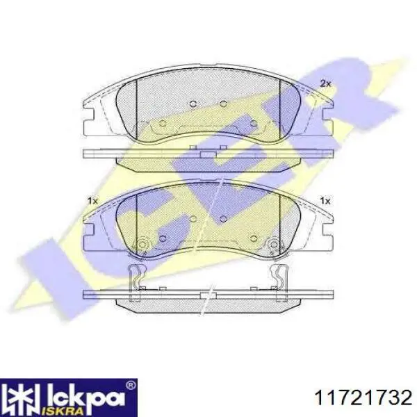 11721732 Iskra Bujías de calentamiento