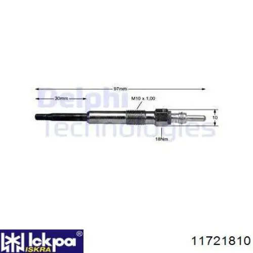 Comprar 11721810 Iskra Calentadores diésel