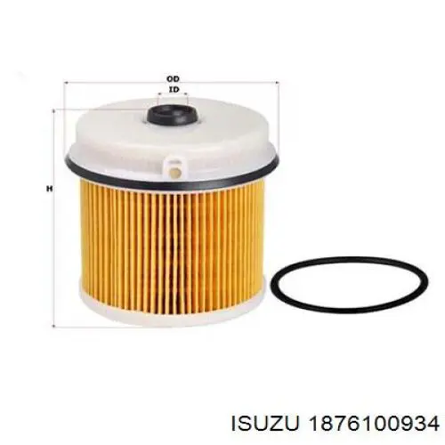 1876100934 Isuzu Filtro de gasolina