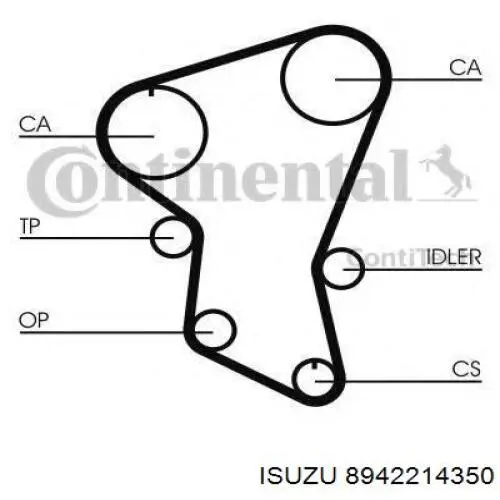 Correa de distribución Isuzu 8942214350 precio, desde 23,14 EUR