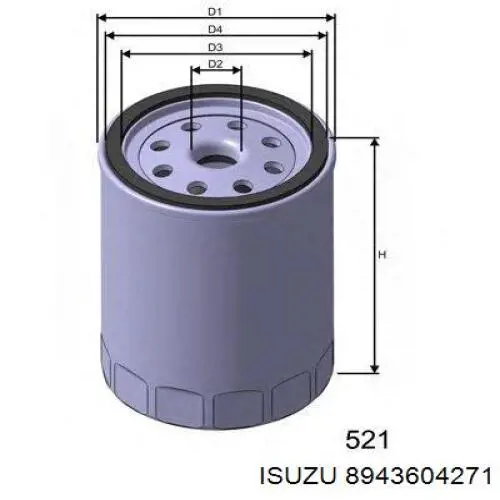 Comprar 8943604271 Isuzu Filtros de aceite