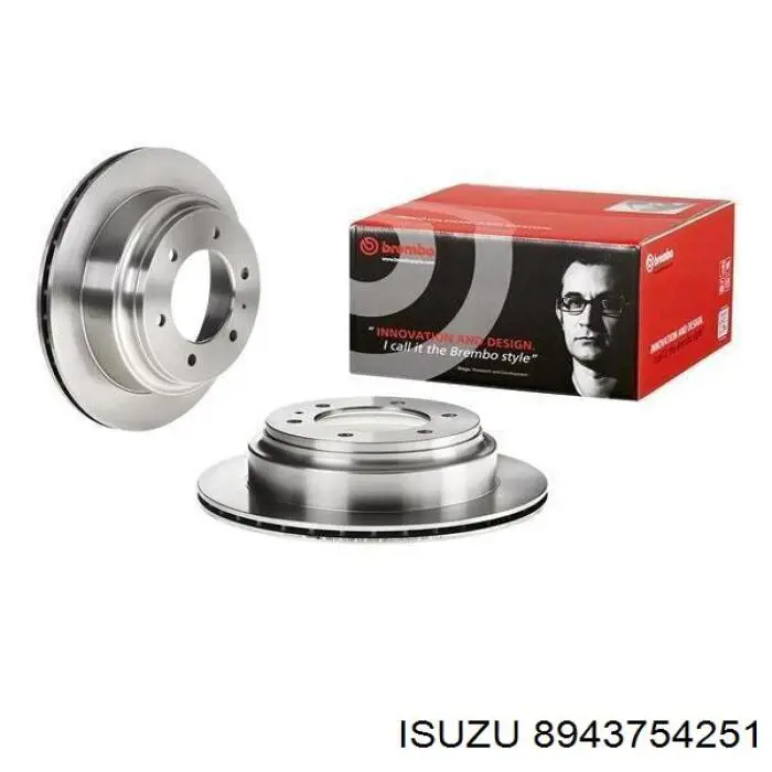 Frenos traseros Isuzu 8943754251
