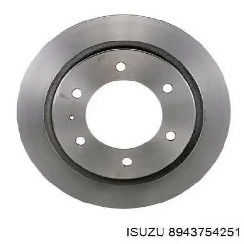 8943754251 Isuzu Freno de disco trasero