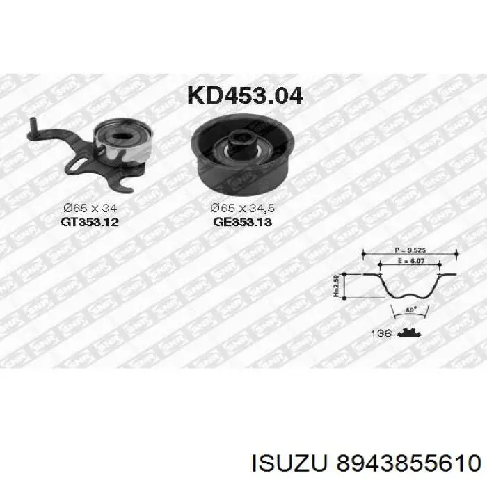 8943855610 Isuzu correa distribucion