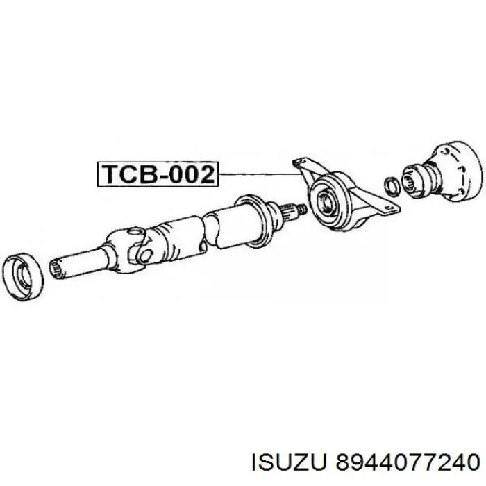 Comprar 8944077240 Isuzu Cojinete del semieje delantero