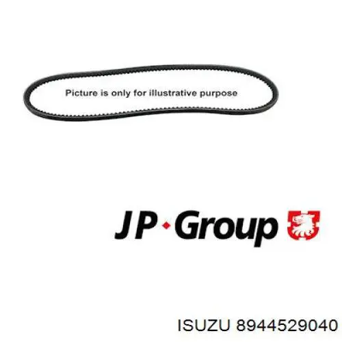 8944529040 Isuzu Correa poly v