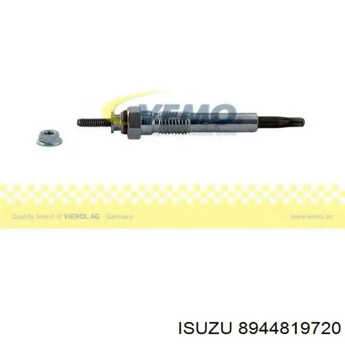 8944819720 Isuzu Bujías de calentamiento