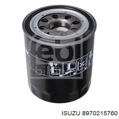 Filtro de aceite Isuzu 8970215760 precio, desde 11,12 EUR