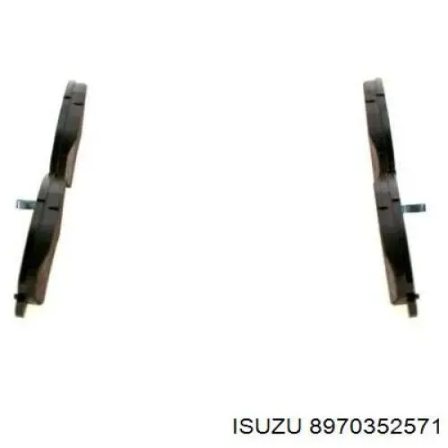 Pastillas de freno delanteras Isuzu 8970352571