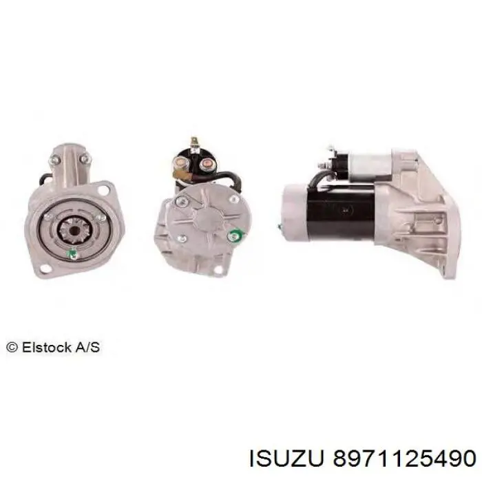 Motor de arranque 8971125490 Isuzu
