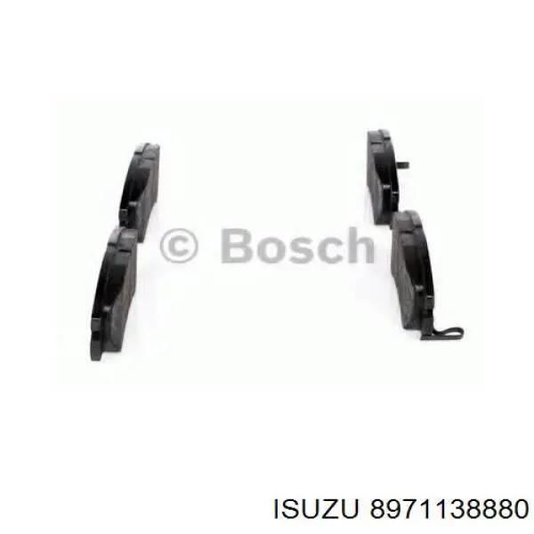 Pastillas freno delanteras Isuzu 8971138880 precio, desde 28,89 EUR