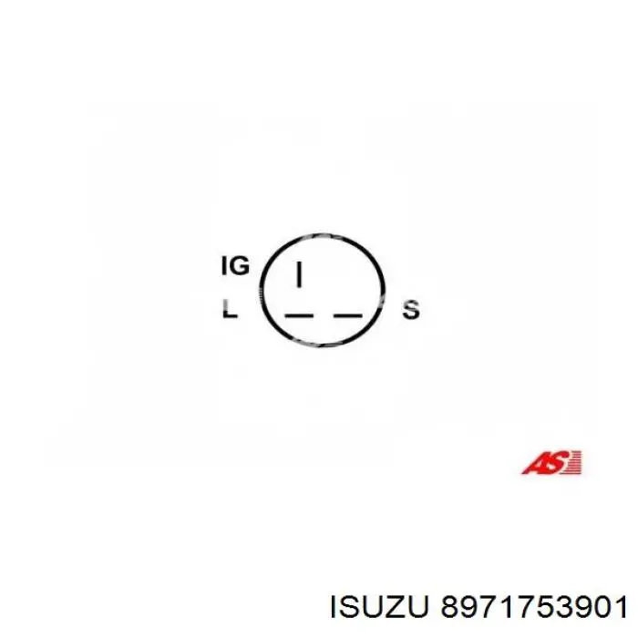 8971753901 Isuzu alternador