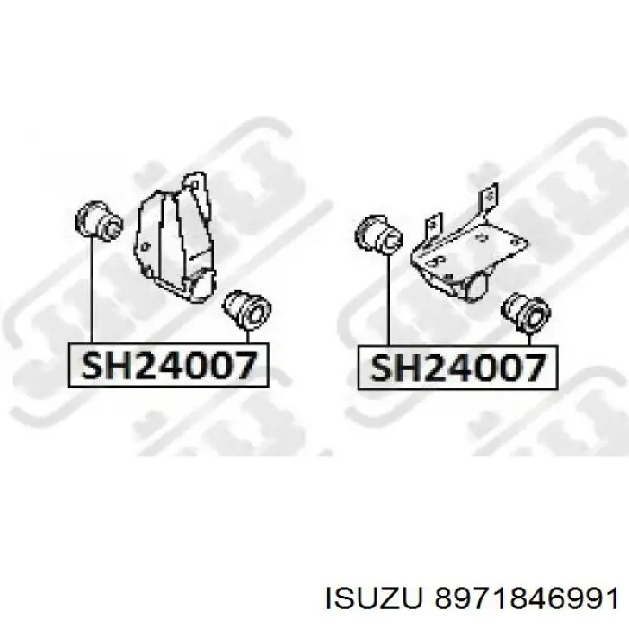 Buje de ballesta delantera Isuzu 8971846991 precio, desde 6,20 EUR