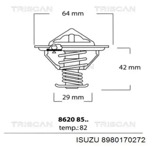 8980170272 Isuzu