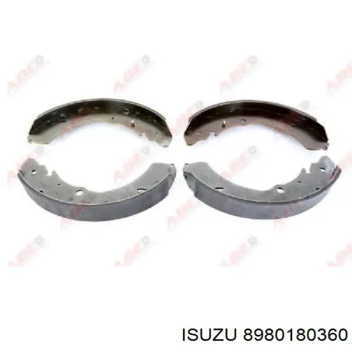 8980180360 Isuzu Zapatas de freno de tambor traseras