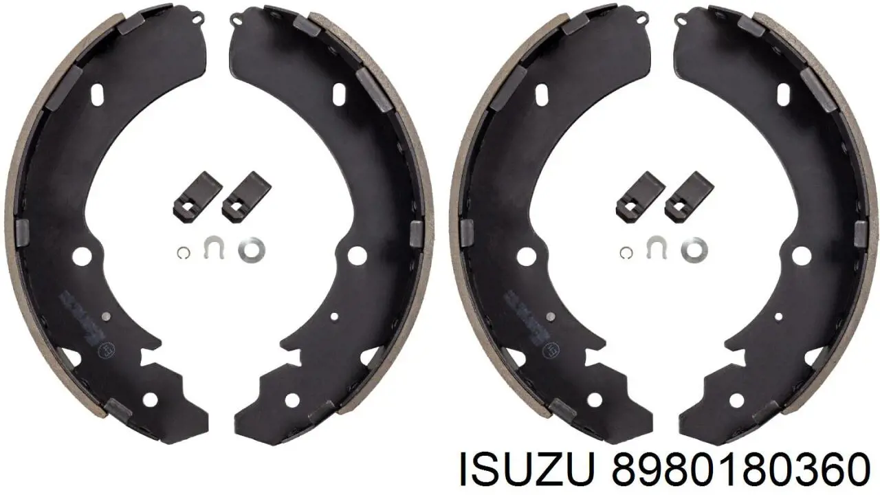 Zapatas de freno de tambor traseras Isuzu 8980180360 precio, desde 53,04 EUR