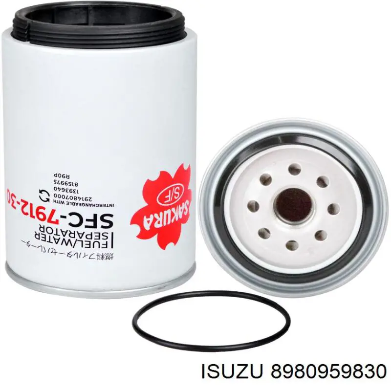 Filtro combustible ISUZU 8980959830