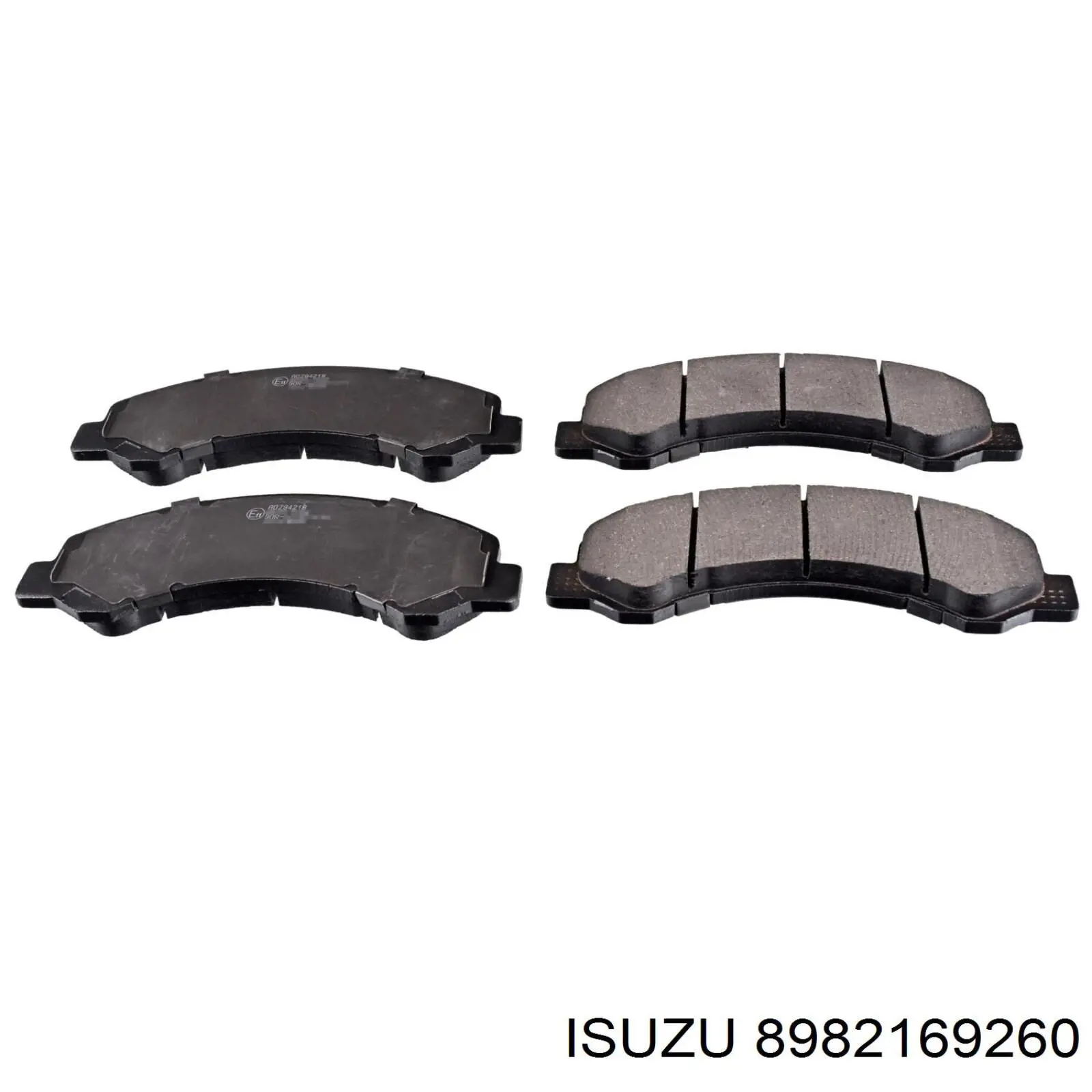 Pastillas freno delanteras Isuzu 8982169260 precio, desde 53,37 EUR