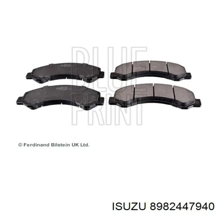 8982447940 Isuzu Pastillas delanteras