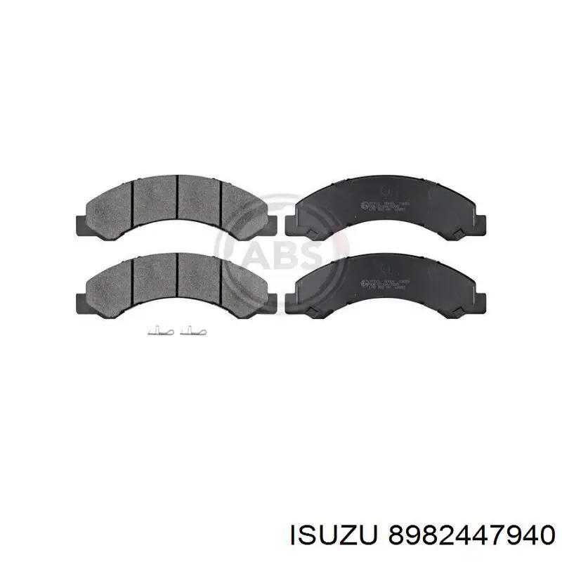 Pastillas freno delanteras Isuzu 8982447940 precio, desde 53,37 EUR