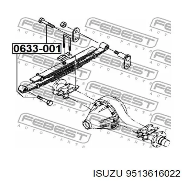 9513616022 Isuzu