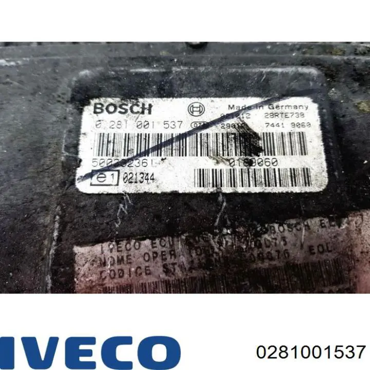 0281001537 Iveco Centralina Del Motor