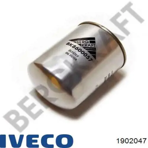 1902047 Iveco filtro de aceite