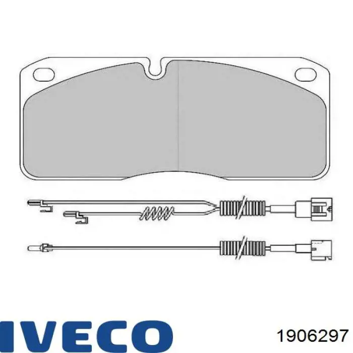 Pastillas de freno 1906297 Iveco