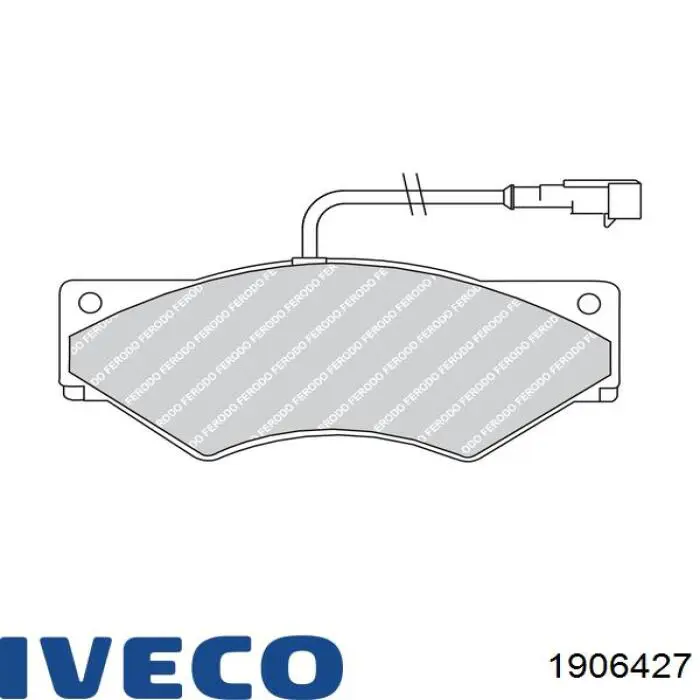 Pastillas freno delanteras Iveco 1906427 precio, desde 48,99 EUR